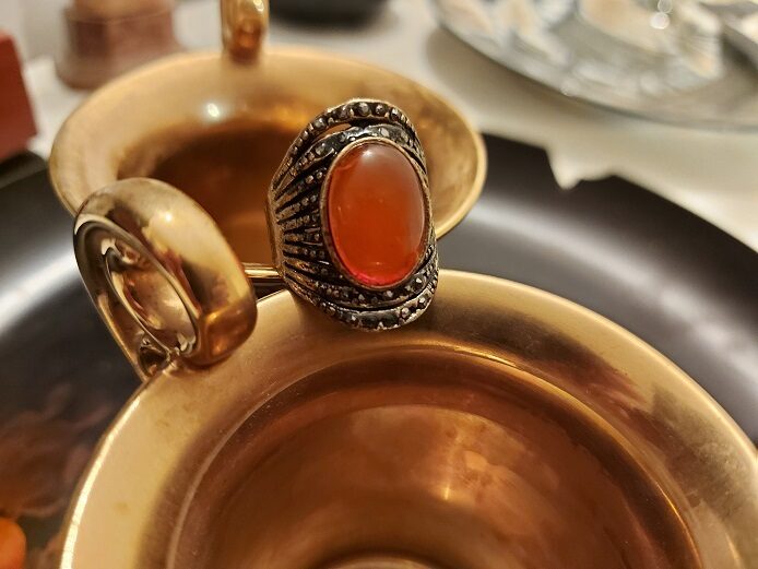 ~ Khodam Djinn ~ HAUNTED RING OF ORANGE FIRE GOLD ~ djinn / genie / jinn — Khodam Djinn