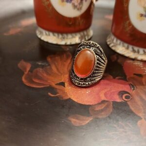 ~ Khodam Djinn ~ HAUNTED RING OF ORANGE FIRE GOLD ~ djinn / genie / jinn — Khodam Djinn